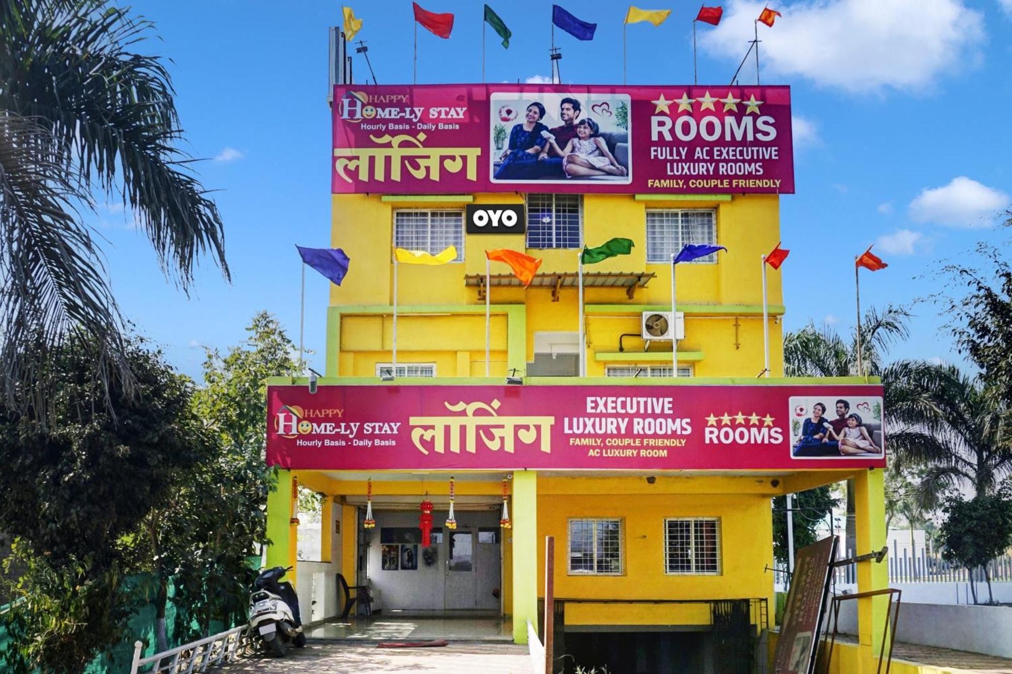Hotel O Happy Homely Stay Sasvad Buitenkant foto